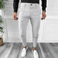 Casual, effen pantalon voor heren