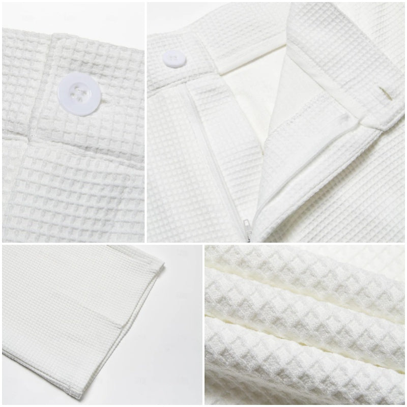 Herenbroek met rechte pijpen en zakken