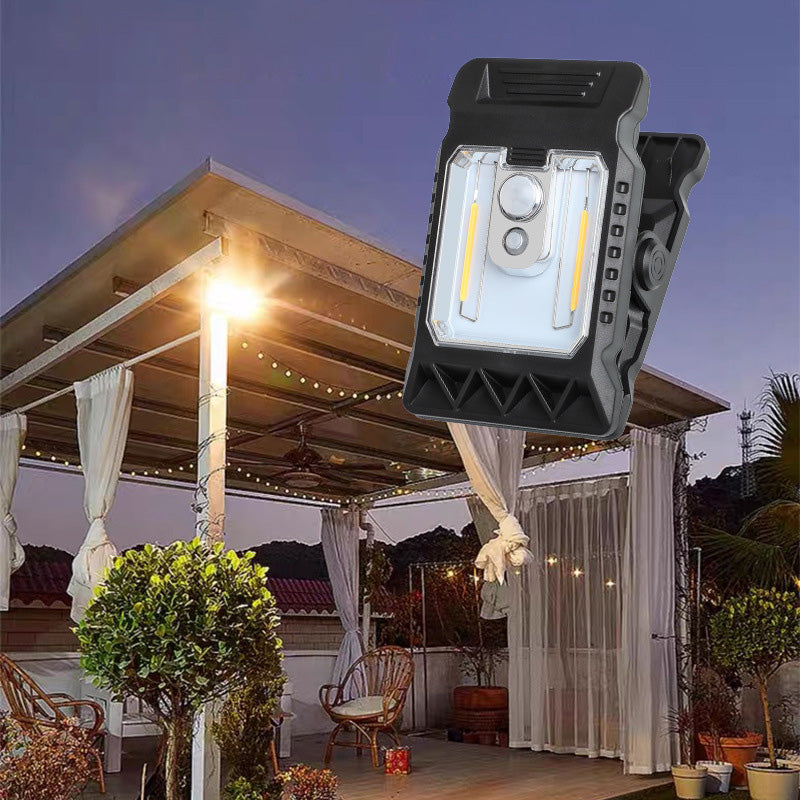 🌿 Solar-clip-lamp met bewegingssensor – Perfect voor in de tuin, op het balkon en op het terras! 🏡✨