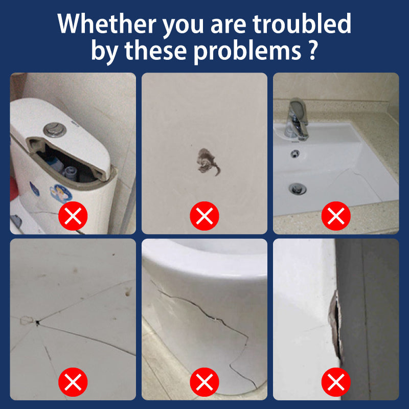 🔥Kit voor reparatie van scheuren in keramische tegels