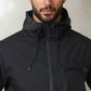 Heren outdoor sportjas in effen kleur