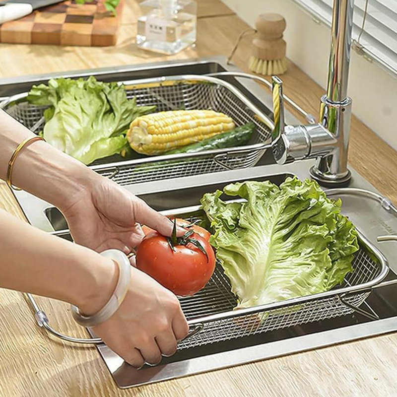 RVS Uitschuifbare Afdruipmand