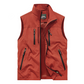 Oversized mouwloos gilet met zakken voor heren