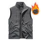 Oversized mouwloos gilet met zakken voor heren