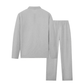 Nu 50% voorjaarskorting💥Wafelstrik Trui & Rechte Broek – Alledaags Comfort Set voor Mannen👕👖Een set die wél comfortabel is, maar niet slonzig
