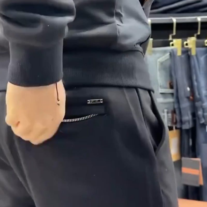 Onverslaanbare prijzen🥰🤩Tweedelige set casual jas en broek voor heren