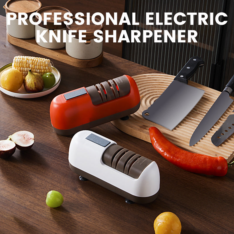 ☀️Onmisbaar in de keuken🔪Professionele Elektrische Messenslijper