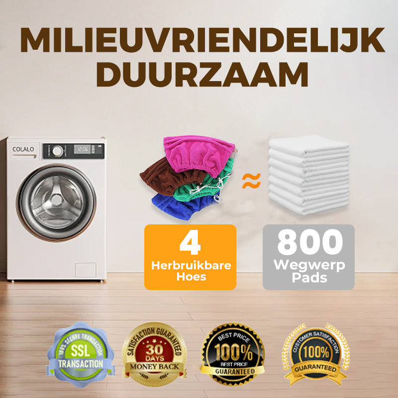 Herbruikbare Hoes voor Bezem Reinigingsdoek