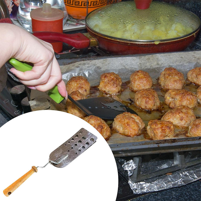 Compacte anti-aanbak drievoudige hamburger spatel