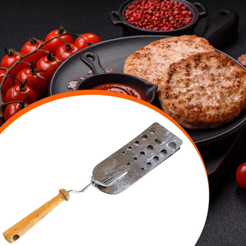 Compacte anti-aanbak drievoudige hamburger spatel