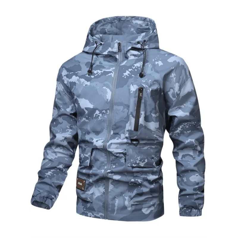 🦅 Heren Camouflage Jas: Capuchon, Meer Zakken & Weerbestendig – Perfect Voor Outdoor & Stad!