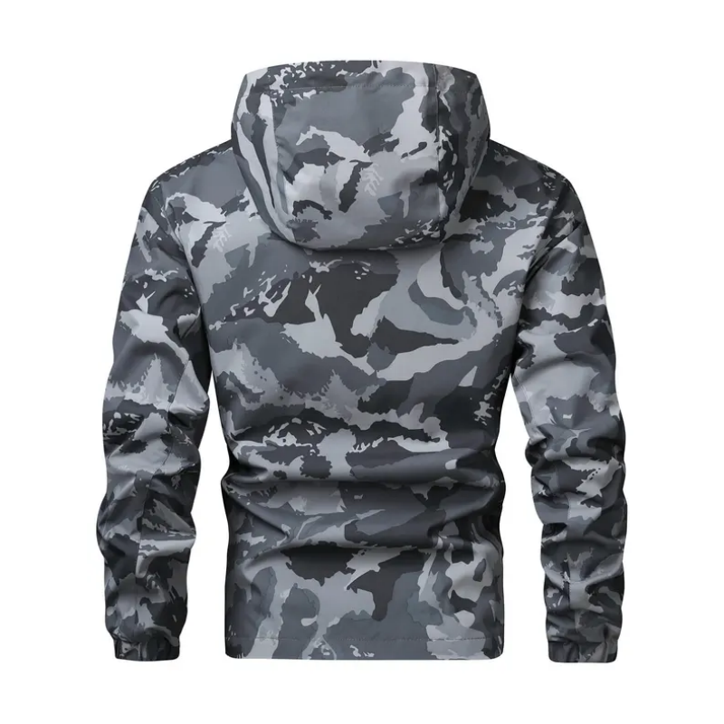🦅 Heren Camouflage Jas: Capuchon, Meer Zakken & Weerbestendig – Perfect Voor Outdoor & Stad!