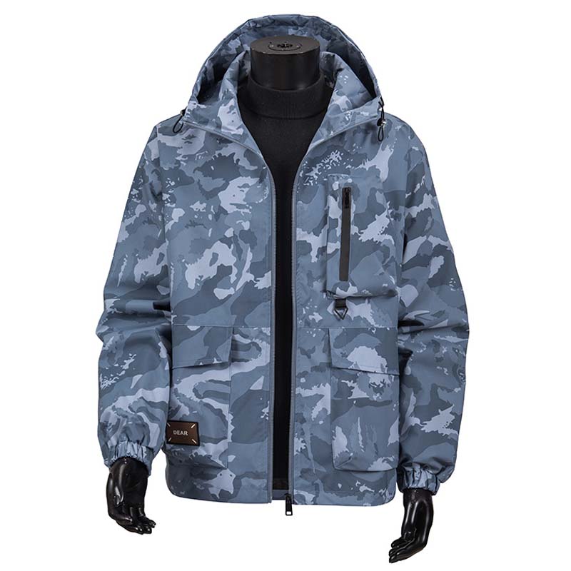 🦅 Heren Camouflage Jas: Capuchon, Meer Zakken & Weerbestendig – Perfect Voor Outdoor & Stad!