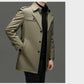 🔥Gratis verzending✈️Trenchcoat voor Heren met Middellange Lengte en Afneembare Voering