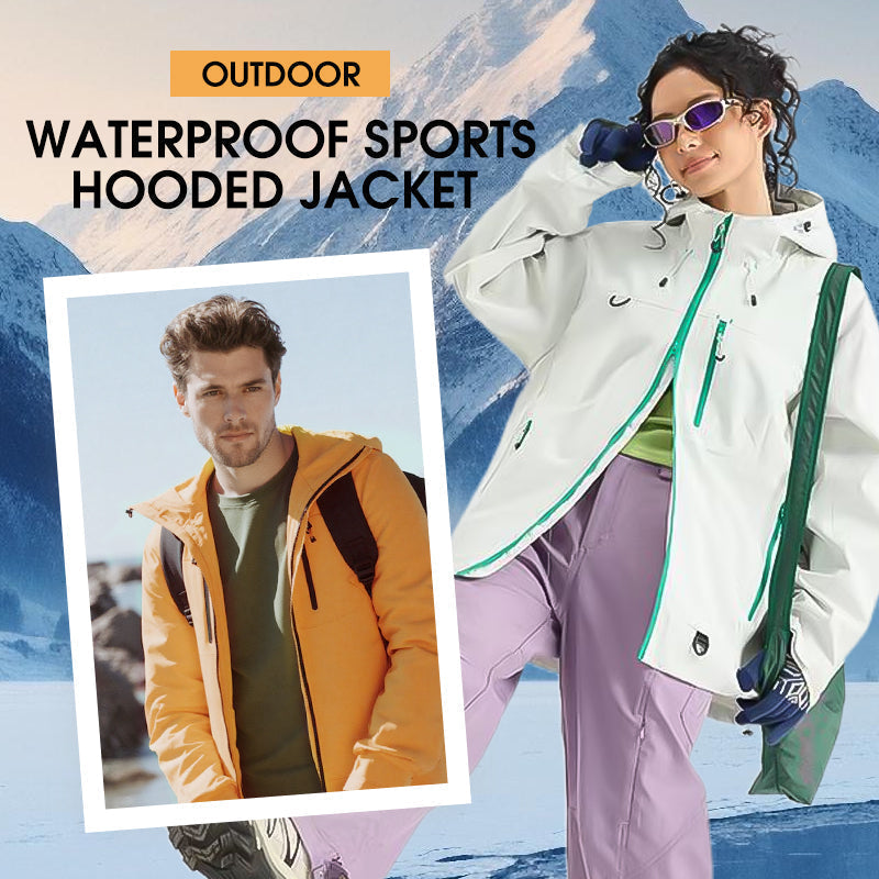 Outdoor Waterdichte Sportjas Met Capuchon – Winddicht, Waterafstotend & Ademend, Perfect Voor Avonturen!