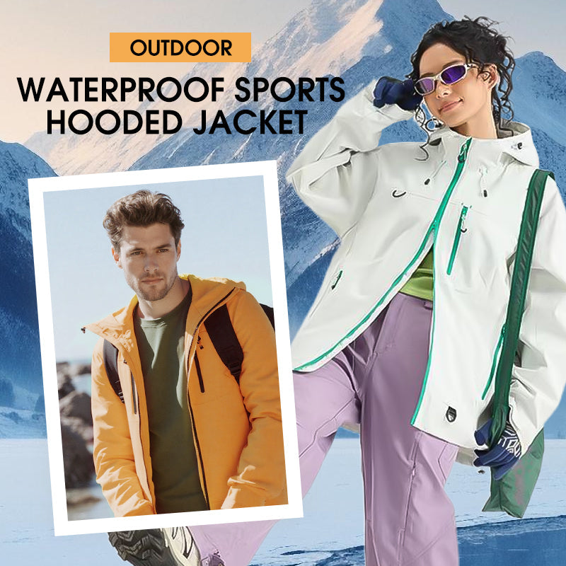 Outdoor Waterdichte Sportjas Met Capuchon – Winddicht, Waterafstotend & Ademend, Perfect Voor Avonturen!