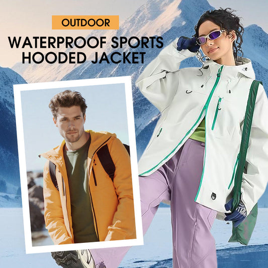 Outdoor Waterdichte Sportjas Met Capuchon – Winddicht, Waterafstotend & Ademend, Perfect Voor Avonturen!