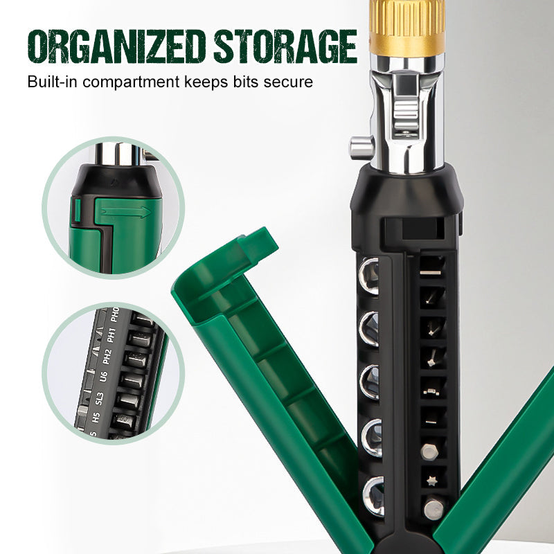 14-in-1 Verstelbare Ratelschroevendraaier