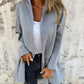 Casual Mode Lange Mouwen Rits-Hoodie Sweatshirt Jas