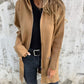 Casual Mode Lange Mouwen Rits-Hoodie Sweatshirt Jas