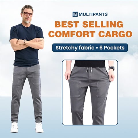 👖🔥 50% korting! MultiPants – 💪 duurzaam, 📦 meerdere zakken, 🤸 hoge stretch – perfect voor werk & vrije tijd!