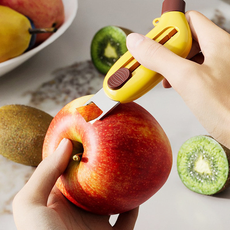 3-in-1 intrekbare mini-fruitschiller en mes