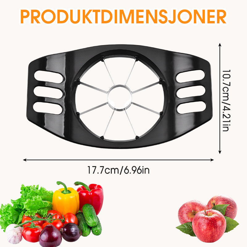 Roestvrijstalen fruitontpitter en snijder