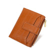 Compacte effen damesportemonnee