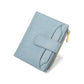Compacte effen damesportemonnee