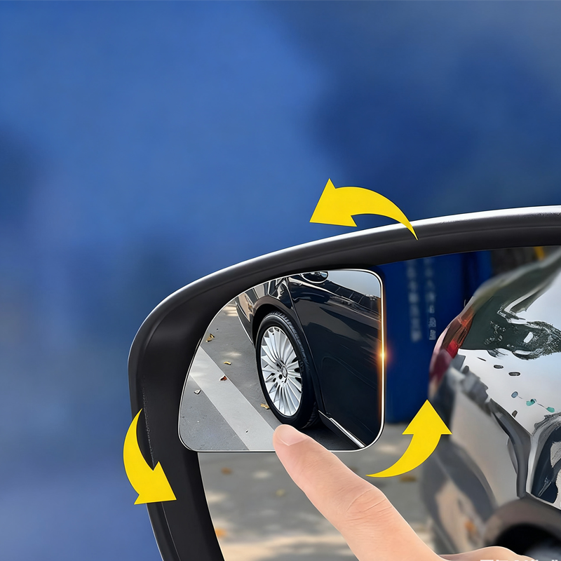 2 stuks hartvormige dodehoekspiegels voor in de auto