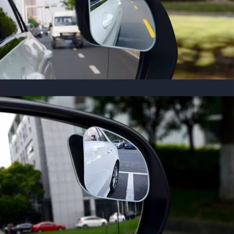 2 stuks hartvormige dodehoekspiegels voor in de auto