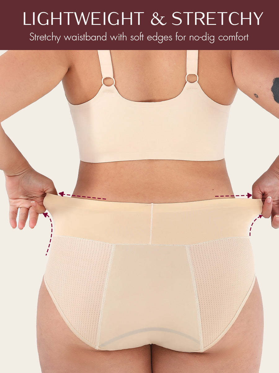 LOSWIE® Dames slipje met hoge absorptievermogen en ZeroLeak-technologie