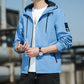 Casual jas met capuchon in Koreaanse stijl