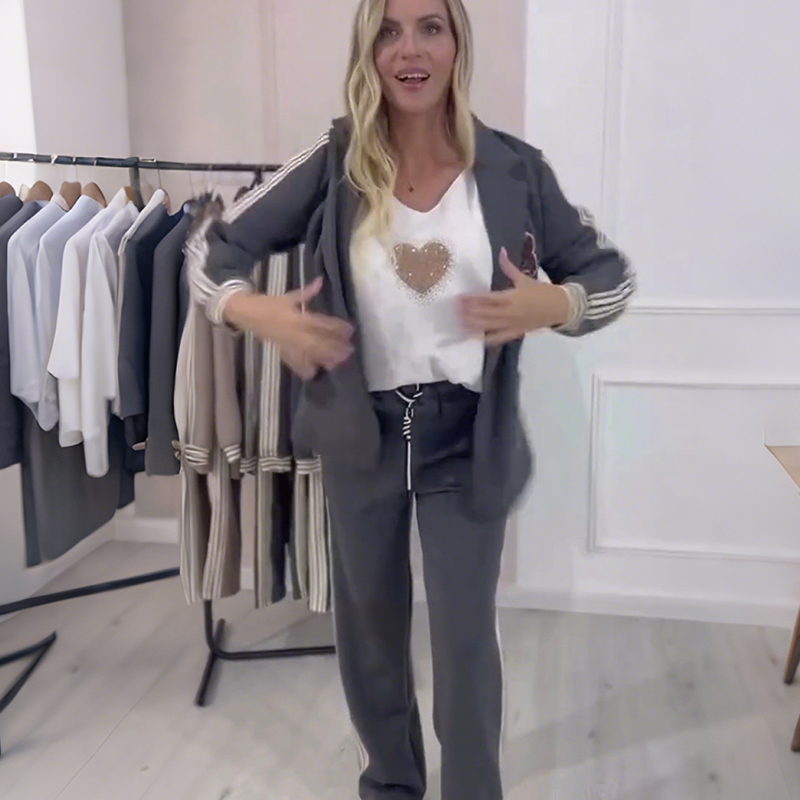 💥 Pak jouw stijl – Mode Blazer & Broek Set nu met 45% Korting!