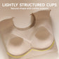 2-in-1 naadloos damesondergoed met ingebouwde schoudervulling