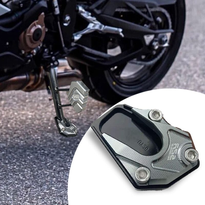 🔧 Robuuste Motorfiets Zijstandaard Uitbreidingsplaat – Meer Stabiliteit, Meer Veiligheid! 🏍️