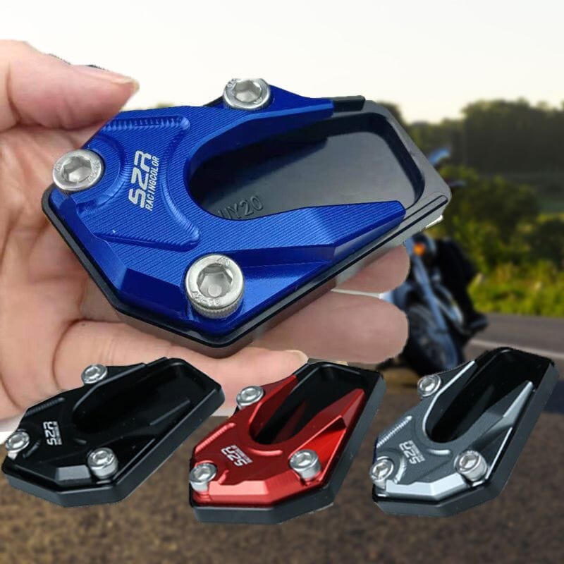 🔧 Robuuste Motorfiets Zijstandaard Uitbreidingsplaat – Meer Stabiliteit, Meer Veiligheid! 🏍️