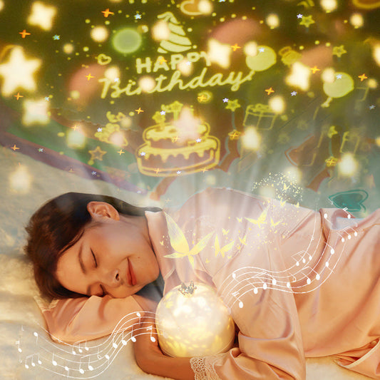 🎃👻LAATSTE DAG PROMOTIE - 50% KORTING💜Projector Nachtlampje voor Kinderen 15 Sets Films🔋Type-C Opladen