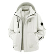 Unisex🏔️3-in-1 wind- en waterdichte outdoorjas -👍Geïsoleerde voering en afneembare capuchon!