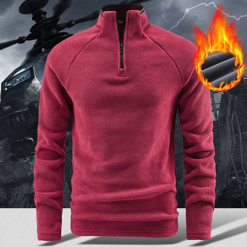 Lange mouwen hoog en halve zip hoog voor mannen 📢📢3 uur: grote verkoop⏰⏰