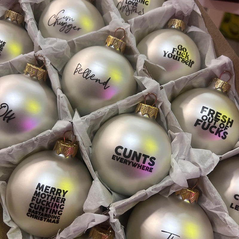 12-delige set leuke kerstboomversieringen