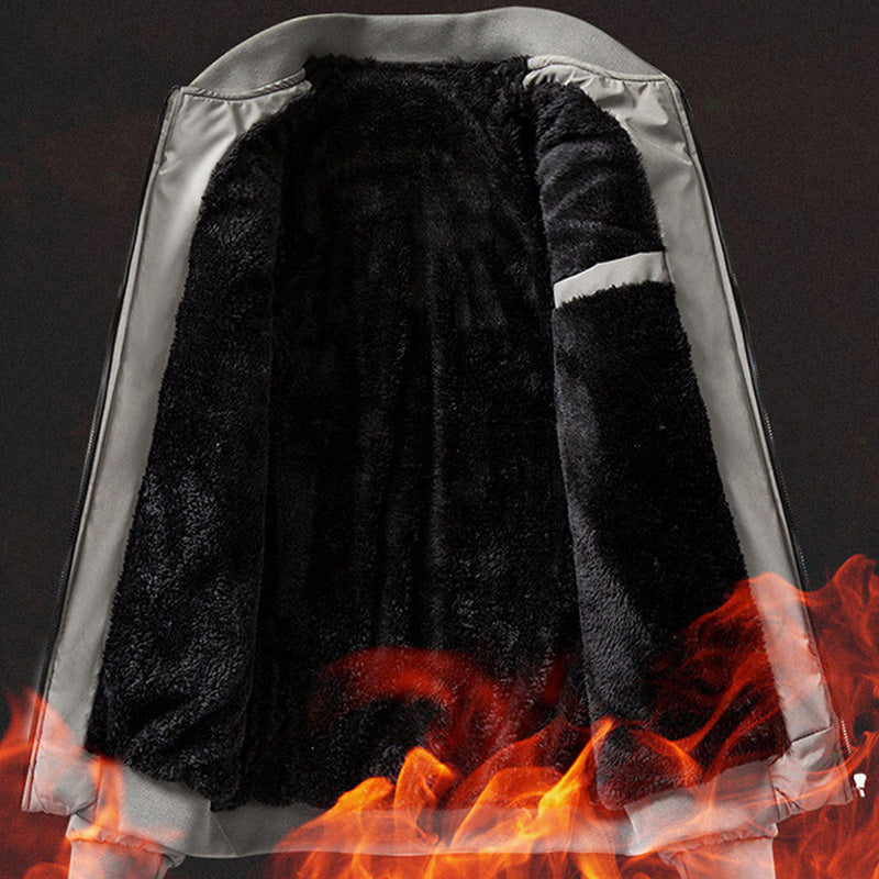 💪Warm jasje voor heren met pluche vulling -☁️Lichtgewicht, zachte voering!