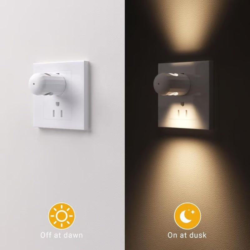 Koop 1 krijg 1 gratis✨Slimme LED-wandcontactdoos nachtlampje met automatische dimmer