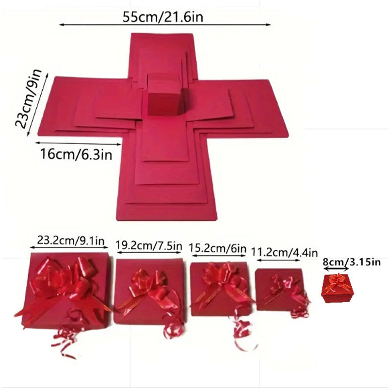 🔥50.000+ VERKOCHT! ✨Verrassingspakket Explosie-cadeaudoos-🎁Het mooiste cadeau