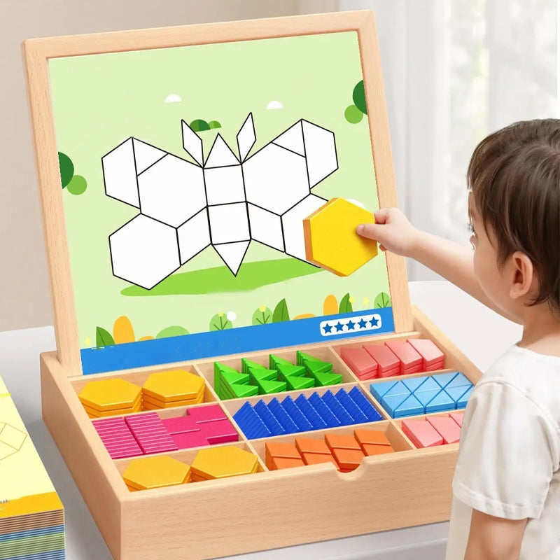 🎄Vroege Kerstdeal! Slechts vandaag tot -56% 🔥 Ontdek de magische houten magnetische puzzelset 🧩 – perfect kerstcadeau voor kinderen!