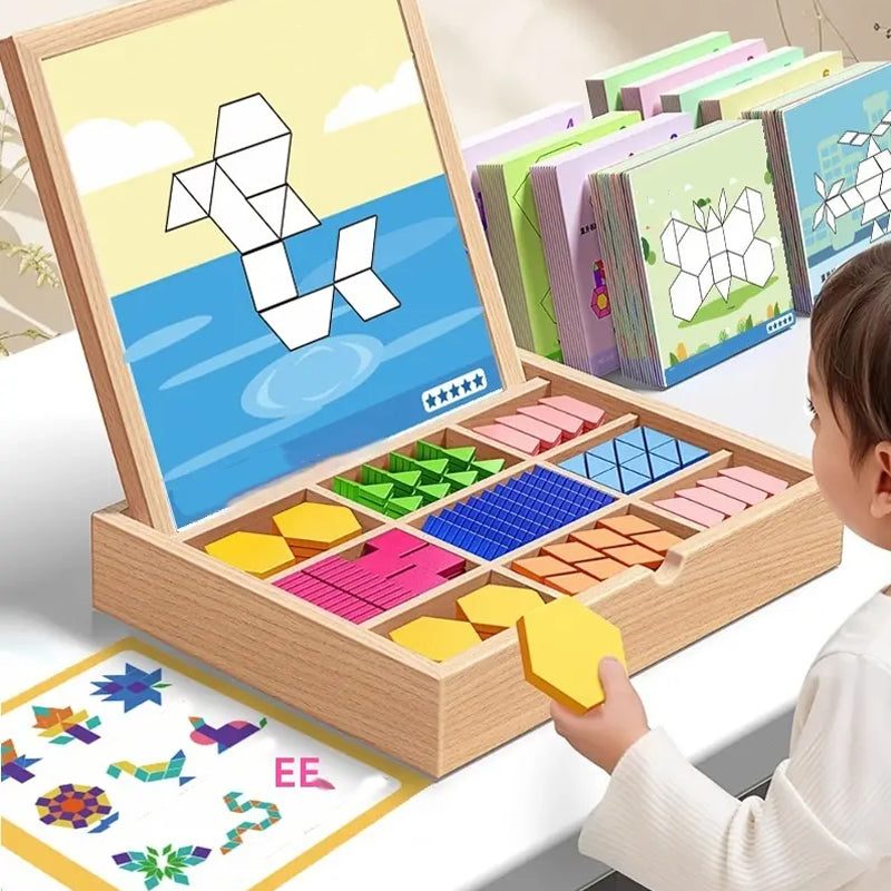 🎄Vroege Kerstdeal! Slechts vandaag tot -56% 🔥 Ontdek de magische houten magnetische puzzelset 🧩 – perfect kerstcadeau voor kinderen!