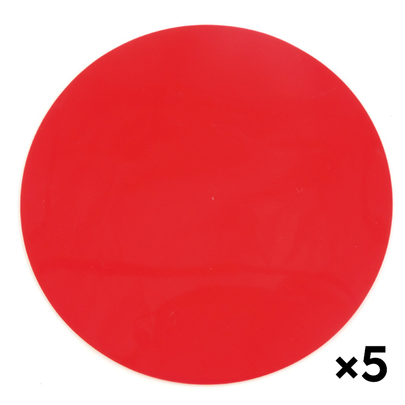 5-stcs Creatieve ronde Siliconen Non-slip Jar grijperpads