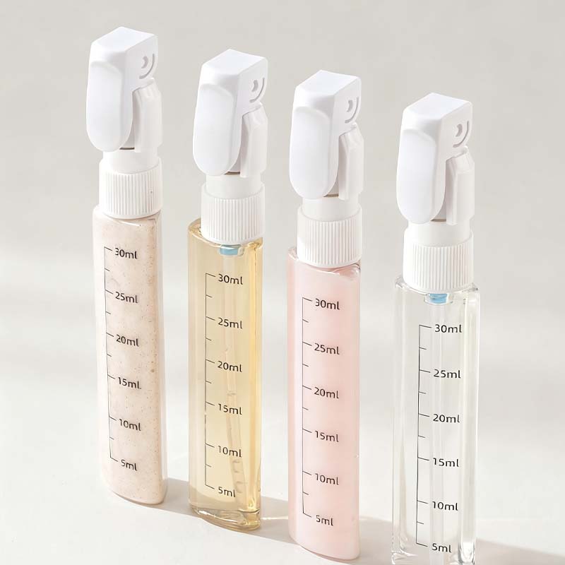 🎉Nieuwjaars Cadeau 50% KORTING!🧴4-in-1 Hervulbare Reisflessen Set – Lekvrij, Compact & Georganiseerd: Perfect Voor Reizen/Vakantie!