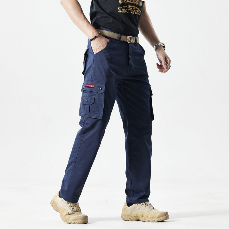 🚀Saves uw tijd en geld nu! 😍 Rechte pijpenbroeken met zakken