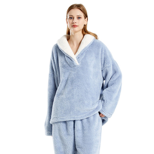 🌸 Up tot 50% korting🔥Warme Pluche Pyjama Set voor de Winter